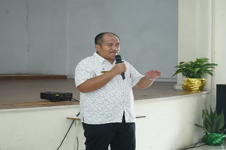 wakil Bupati Asahan Taufik ZA Siregar saat menyampaikan pidato (Realitasonline.id/HS)