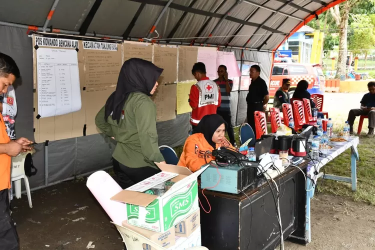 BPBD Kabupaten Agam merilis rekapitulasi sementara data dampak bencana banjir bandang dan tanah longsor di Kecamatan Raya (AMC News)