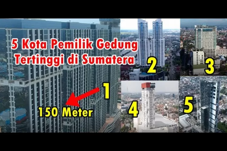 5 Kota Pemilik Gedung Tertinggi di Sumatera