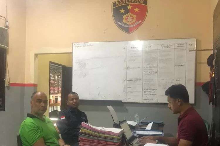 WNA Ceko Lapor Polisi. Foto: Istimewa