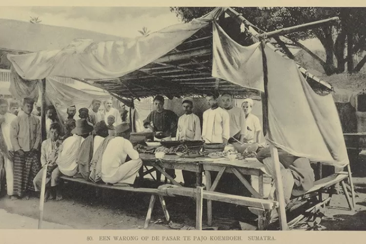 Lapau di Pasar Payakumbuh, 1911 (media.kitlv.nl)