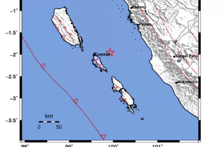 Gempa berkekuatan 4,2 Magnitudo guncang Tua Pejat, Kepulauan Mentawai (BMKG)