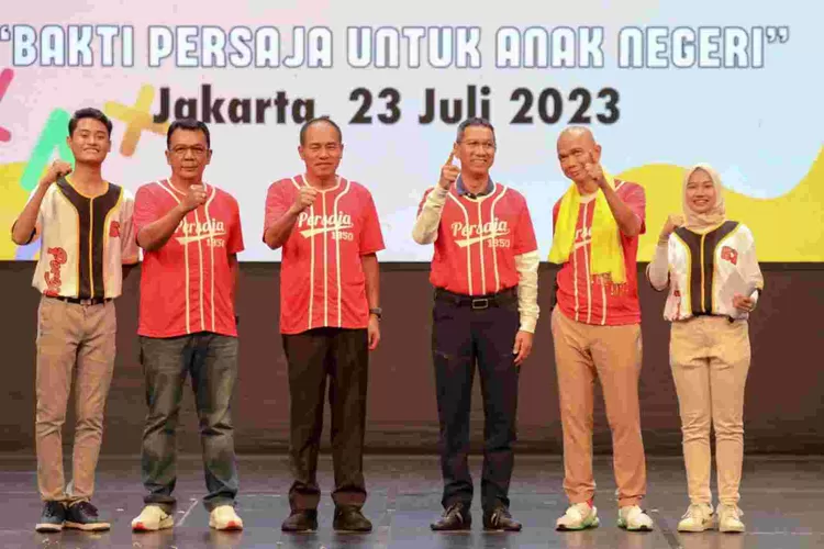 Pj Gubernur DKI Heru Budi Hartono menghadiri  seminar Hari Anak Nasional 2023  di Taman Ismail Marzuki, Minggu (23/7/2023).