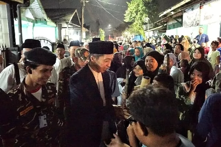 Foto pawai obor Wakil Walikota Bogor  (Febri Daniel Manalu)