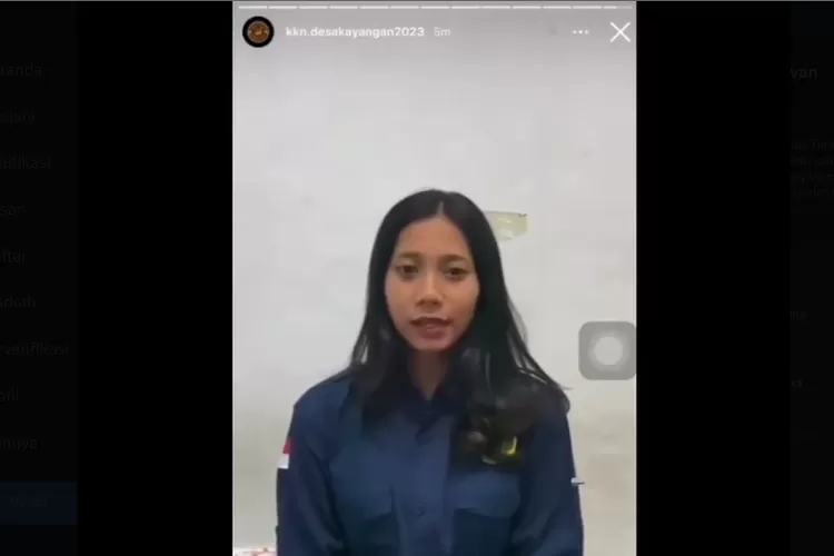 NWAP, Mahasiswi Unmar Diusir Warga (Tangkap Layar)