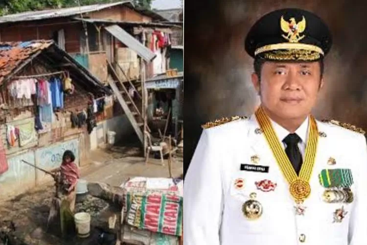 Gubernur Sumatera Selatan (Sumsel) Herman Deru alias Cek Deru dan ilustrasi kemiskinan (Ist)