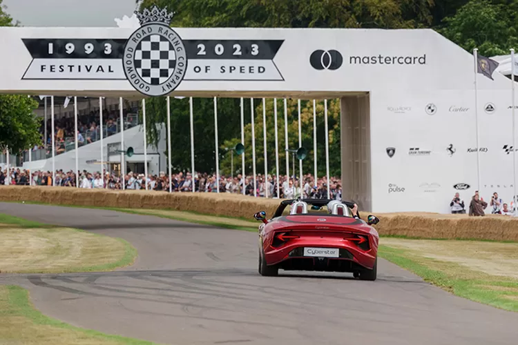 MG Cyberster tampil perdana di Goodwood Festival of Speed. (MG Motor Indonesia)