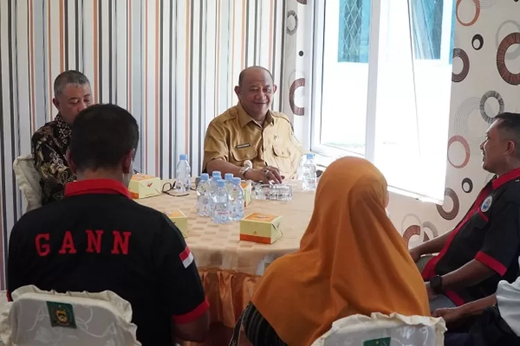 GANN Langkat Saat Audiensi Dengan Plt Bupati Langkat Syah Afandin terkait Seminar Bebas Narkoba (Realitasonline.id/AA)