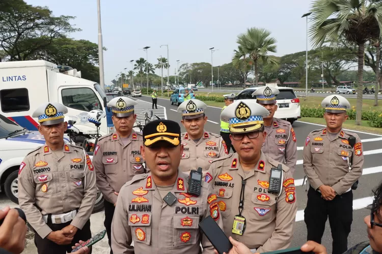  Wakapolres Bandara Soekarno-Hatta AKBP Raden Muhammad Jauhari   mengungkapkan sedikitnya 539 Pelanggar Terjaring dalam Operasi Patuh Jaya 2023 Satlantas Polresta Bandara Soetta (Humas Polresta )