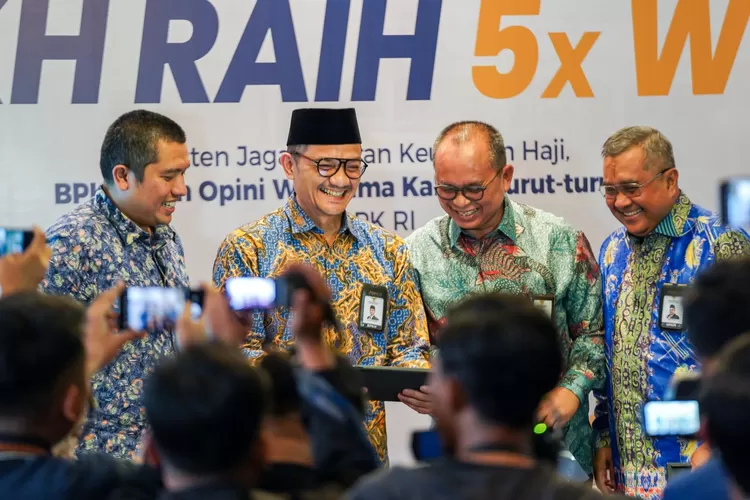BPKH kembali mendapat Opini Wajar Tanpa Pengecualian (WTP) dari BPK atas Laporan Keuangan BPKH Tahun 2022 berdasarkan Laporan Hasil Pemeriksaan (LHP).  (Istimewa)