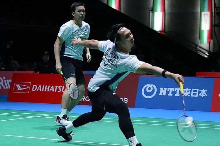 Mohammad Ahsan/Hendra Setiawan Lolos ke Perempat Final Japan Open 2023 (PBSI)