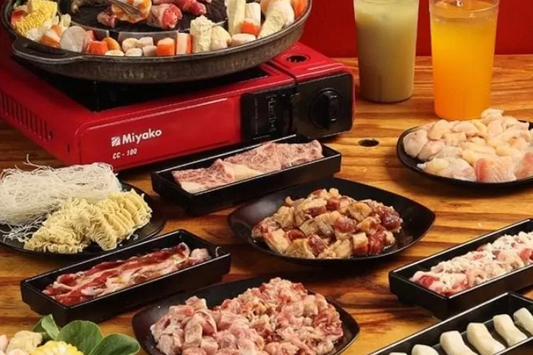 Rekomendasi shabu grill di Depok.  Cuma 48 km lewat tol Jagorawi. (Instagram.com/@sakabebuffet)