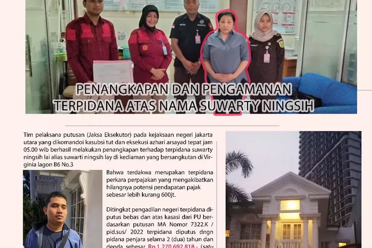 Tabur Kejari Jakarta Utara ringkus buronan perkara pajak