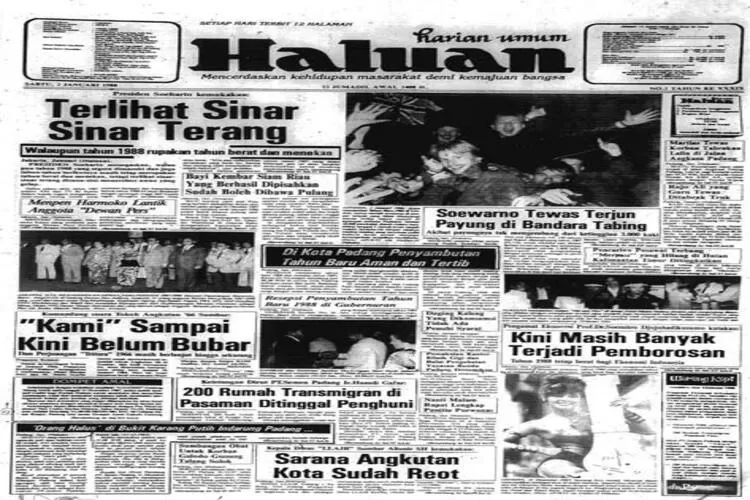 Koran Haluan termasuk koran berbahasa Indonesia tertua di Indonesia.