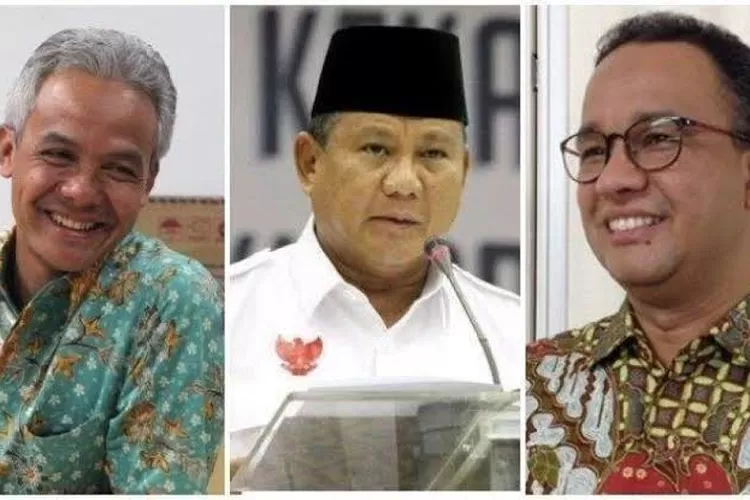 Tiga bakal calon Presiden: Ganjar Pranowo, Prabowo, Anies Baswedan  (istimewa )