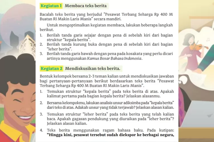 Bahasa Indonesia kelas 11 halaman 38-41 Kurikulum Merdeka