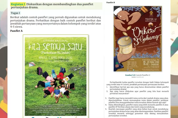 Bahasa Indonesia kelas 11 halaman 153-155 Kurikulum Merdeka