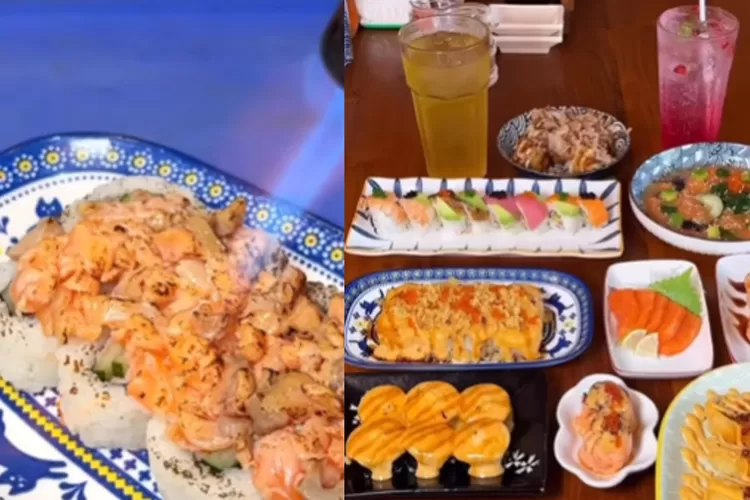 Tempat makan sushi di Cibinong Bogor yang dijamin halal. (Instagram.com/sushimas.id)