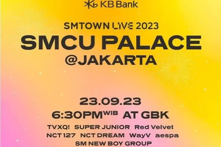 Pihak Promotor Umumkan Detail Tiket SMTOWN Live: SMCU Palace At Jakarta ...