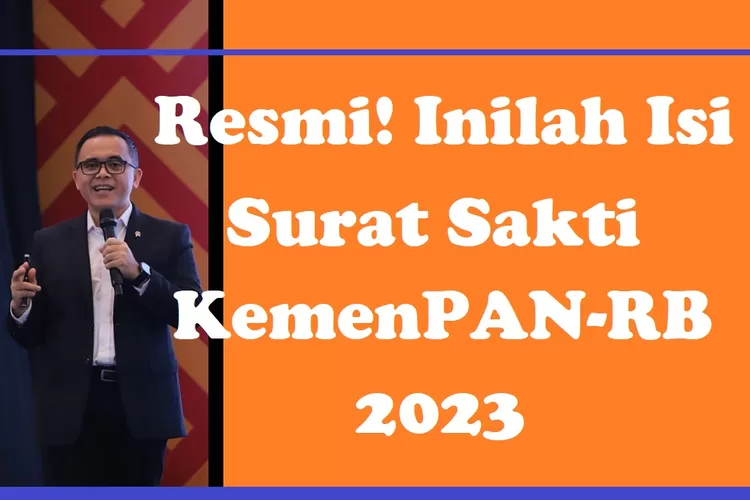 KemenPAN RB Luncurkan Surat Sakti Soal Nasib Tenaga Honorer Seluruh ...