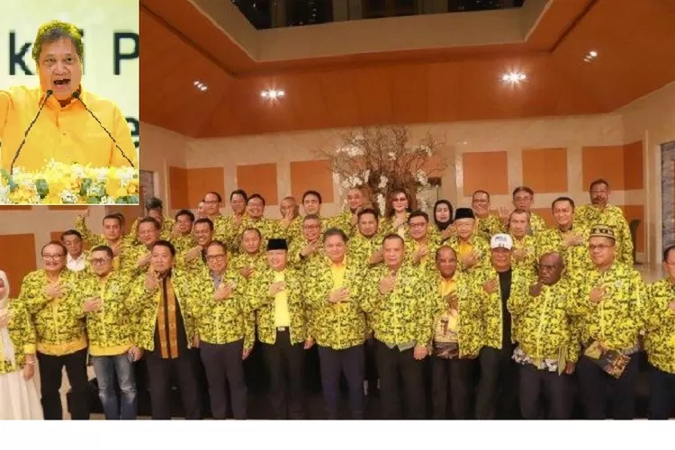Seluruh 38 DPD Provinsi Partai Golkar memberikan dukungan kepada Ketua Umum Airlangga Hartarto dalam pertemuan di Bali (Ist) (Ist)