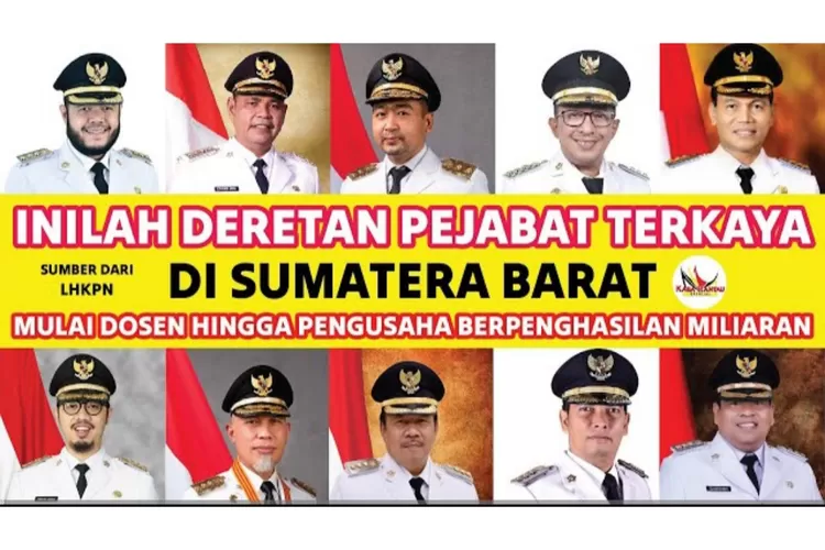 Deretan Pejabat Terkaya di Sumatera Barat. (YouTube Kaba Rantau Official.)