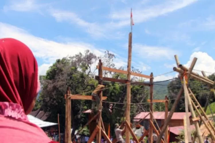 Batagak Kudo Kudo, upacara adat Sumatera Barat. (Gasbanter.com)