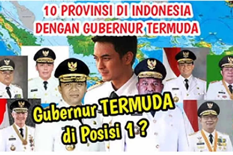  Deretan Gubernur Termuda di Indonesia, Gubernur Sumatera Barat Masuk Daftar Termuda