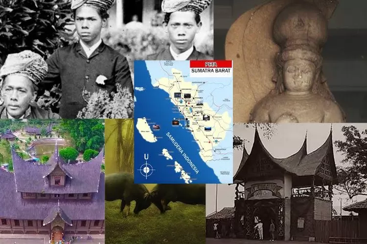 Kolase Foto Sejarah Sumatera Barat (Layar Tangkap YouTube Kaba Rantau Official )