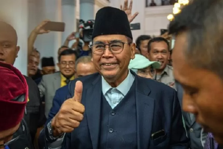 Pimpinan Pondok Pesantren (Ponpes) Al Zaytun, Panji Gumilang ditetapkan sebagai tersangka dalam kasus penistaan agama. Foto/Dok/Menit24