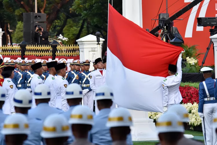Ilustrasi perayaan hari kemerdekaan pada 17 Agustus 2023 ( Setkab RI / Tim Humas)