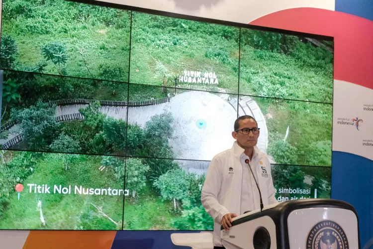Menparekraf Sandiaga Salahuddin Uno. Upaya memasarkan potensi wisata di sekitar IKN, pariwisata menjanjikan berbasis konservasi. (Foto: Kemenparekraf.go.id)
