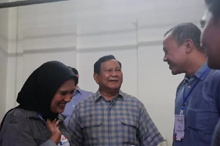 Foto Menteri Pertahanan Prabowo Subianto (Febri Daniel Manalu)