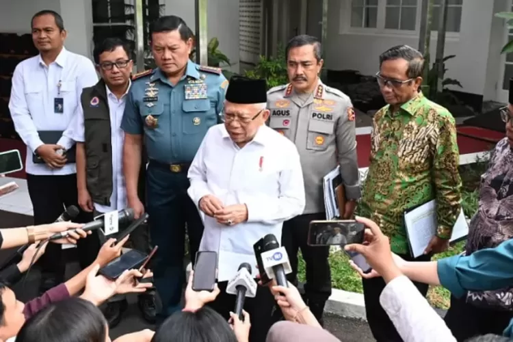 Wapres menjelaskan, menanggapi masa tanggap darurat sampai 7 Agustus 2023 ini (dok  wapresri.go.id)
