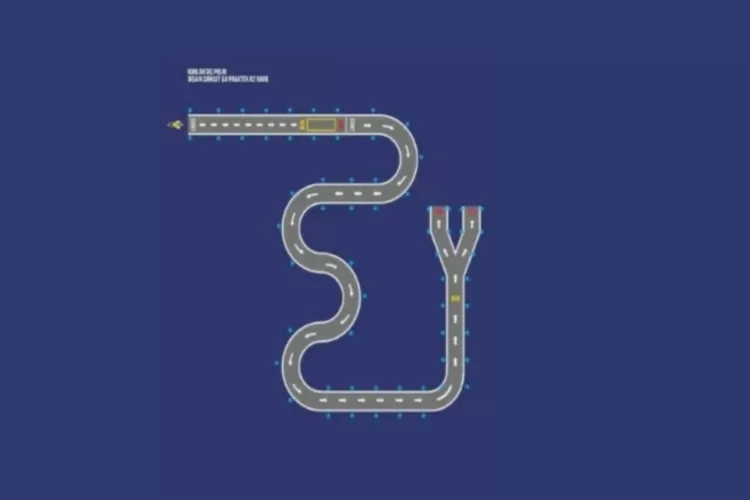 Sirkuit untuk Ujian SIM sudah diubah (Polri.go.id)