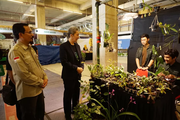Wakil Wali Kota Dedie Rachim membuka Bogor Flora Festival 2023. (Pemkot Bogor)