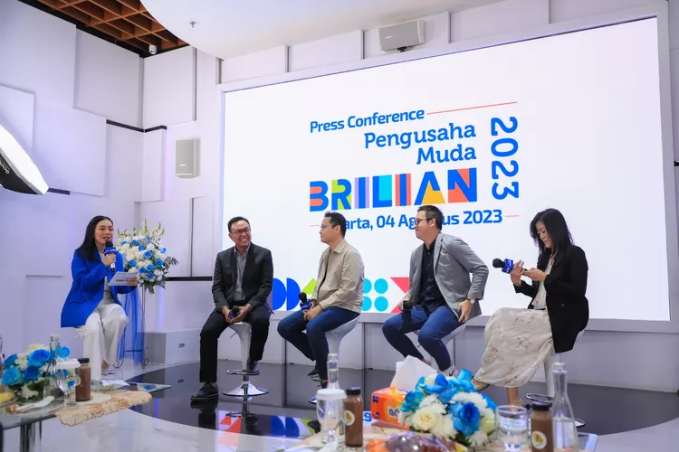 BRI Mendorong 'panen' Indonesia Emas 2045 lewat program Pengusaha Muda BRILian 2023.