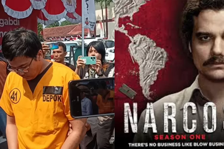Mahasiswa UI bernama Altaf rupanya terinspirasi film Narcos (Ist/HarianHaluan.com)