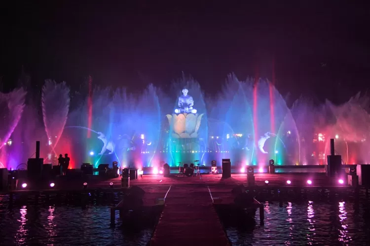Pertunjukan Air Mancur Sri Baduga di Purwakarta siap digelar malam ini Sabtu 5 Agustus 2023 sebagai puncak perayaan Hari Jadi Purwakarta ke 192. (Diskominfo Purwakarta)