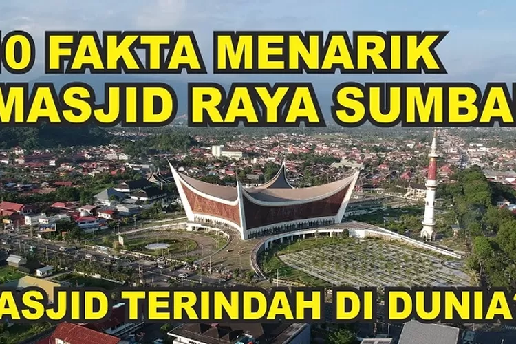 Masjid Raya Sumbar di Kota Padang Sumatera Barat (Tangkapan layar channel YouTube Creative Hamdi)