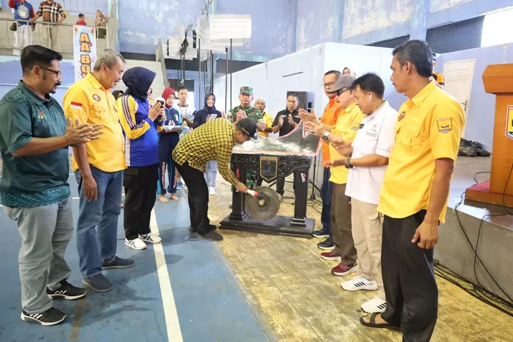 Wakil Wali Kota Pariaman Mardison Mahyuddin Buka Kejuaraan Junior Tarung Derajat Walikota Cup 1 (Kominfo Kota Pariaman)