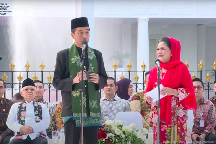 Presiden menjelaskan, kebaya adalah simbol dari karakter warga Indonesia yang anggun. (dok  setkab.go.id)