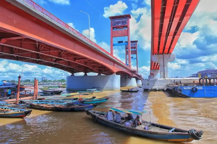 sejarah Jembatan Ampera di Kota Palembang  (Palembang.go.id )