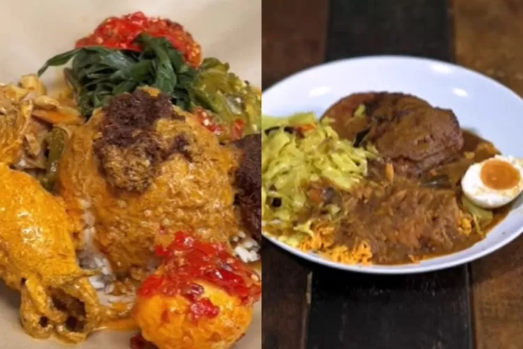 Perbandingan cita rasa Nasi Padang dan Nasi Kandar (YouTube @Foodie dan @bitesbymarc)