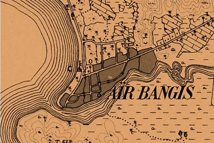 Peta Pelabuhan Air Bangis masa Kolonial. (Poestaha Depok.)