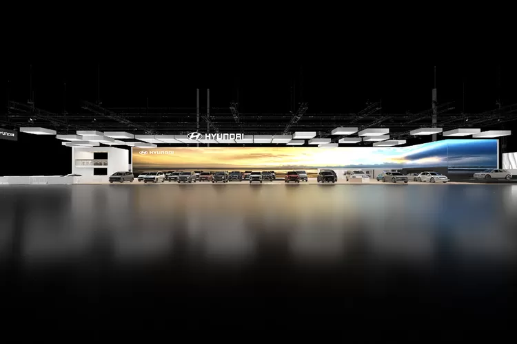 Penampakan both Hyundai di arena GIIAS 10-20 Agustus 2023 (foto PT HMID)