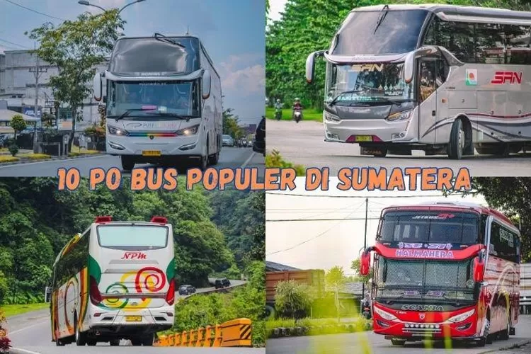 10 PO Bus Populer di Pulau Sumatera (Kolase Foto Unsplash.com)