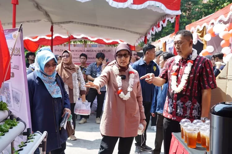LPPM USM menggelar kunjungan rektor dan Bazzar KKN PPM XXII pada sesi kedua