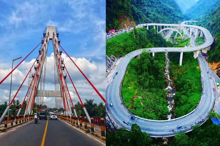 Deretan Jembatan Megah di Sumatera Barat, Jadi Hasil Mega Proyek Bernilai Ratusan Miliar (Facebook.com/infodharmasraya dan wikipedia)