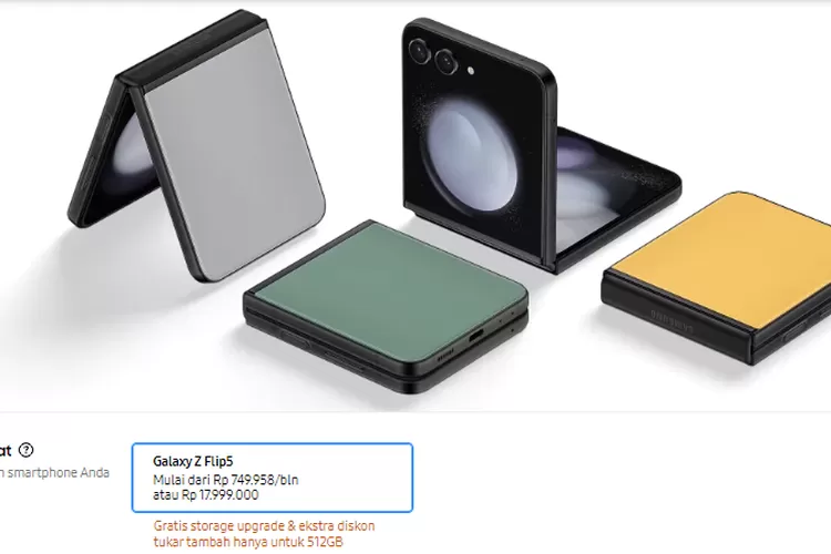 Spesifikasi Dan Harga Samsung Galaxy Z Flip 5  (samsung.com)
